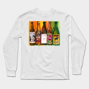 Fancy Beers Combo Man Cave Long Sleeve T-Shirt